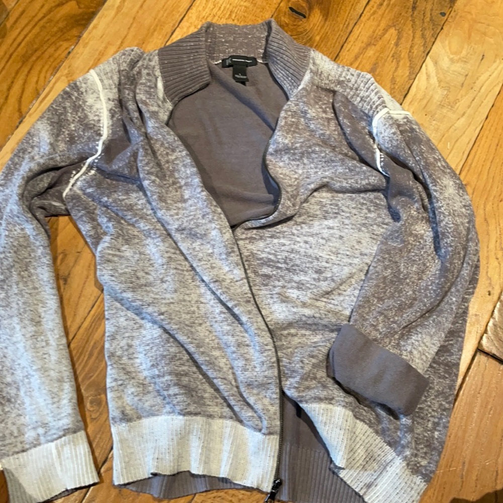 COPY - Men’s large INC grey Cardigan sweater